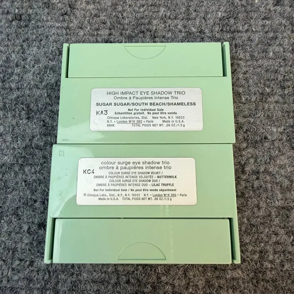 Clinique Eye Shadow Trio Set of 2 Discontinued 1.5g